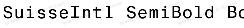 SuisseIntl SemiBold Bold字体转换